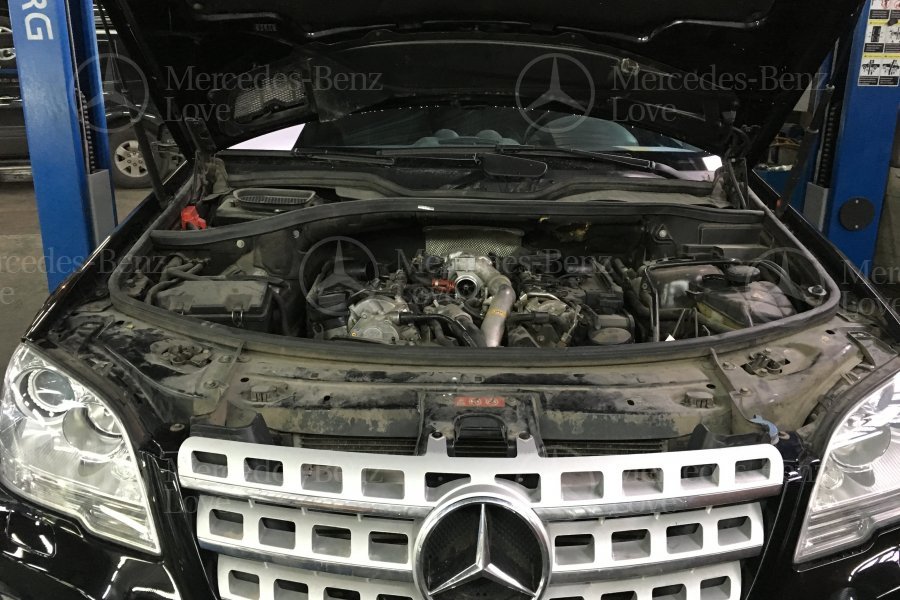 Диагностика системы охлаждения Mercedes